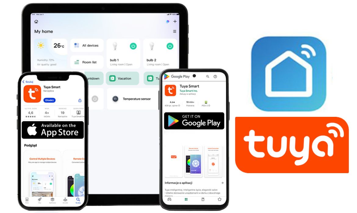 3 KANAŁOWY Przekaźnik WIFI światła TUYA DOPUSZKOWY podwójny MINI V3 store_tuya_smart_life