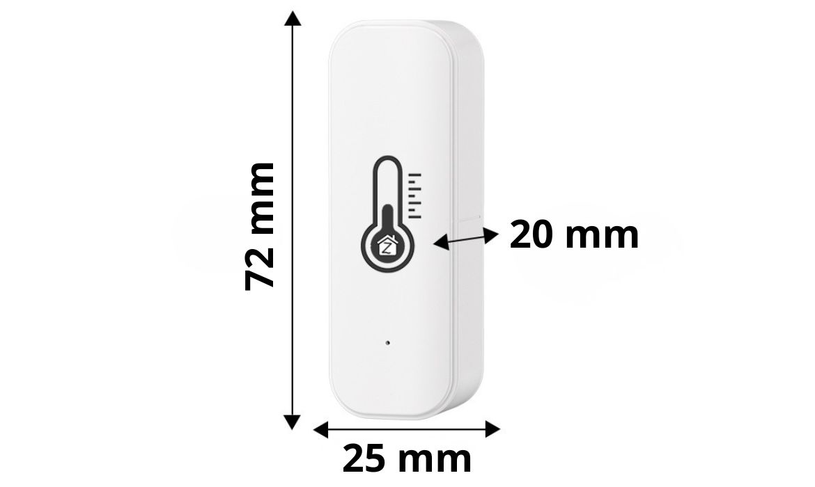 Czujnik temperatury i wilgotności ZigBee eWeLink SONE Smart Home 1512_-_wmiary_urzadzenia