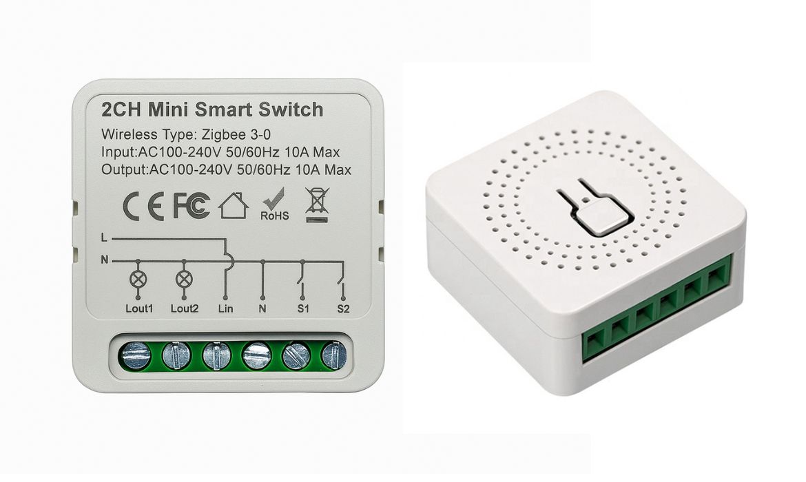 Sterownik ZIGBEE Tuya Smart Life – 2 kanały | 230V 16A | Moduł dopuszkowy 1535_-_przekaznik_2_kanalowy_zigbee
