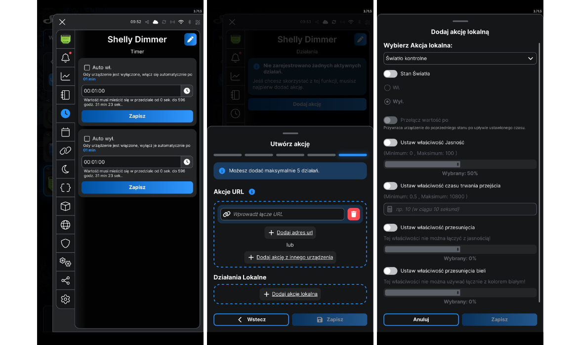 SHELLY DIMMER GEN3 Inteligentny ściemniacz Dimmer_shelly