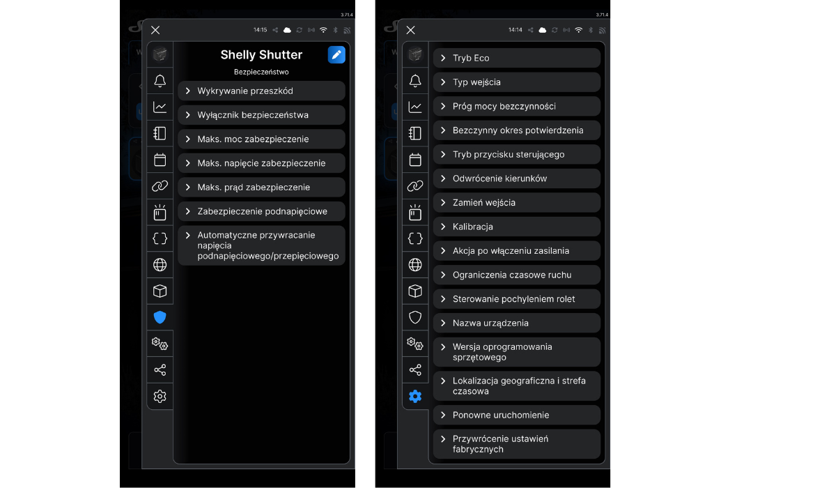 SHELLY SHUTTER SMART SHUTTER CONTROLLER WITH POWER  MONITORING Shelly_shutter