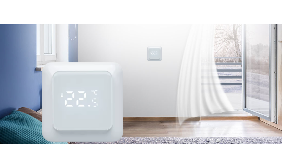 IP 31 Termostat WIFI Sterownik ogrzewania Tuya TE-1W przewodowy do podłogówki Funckja_otwartego_okna