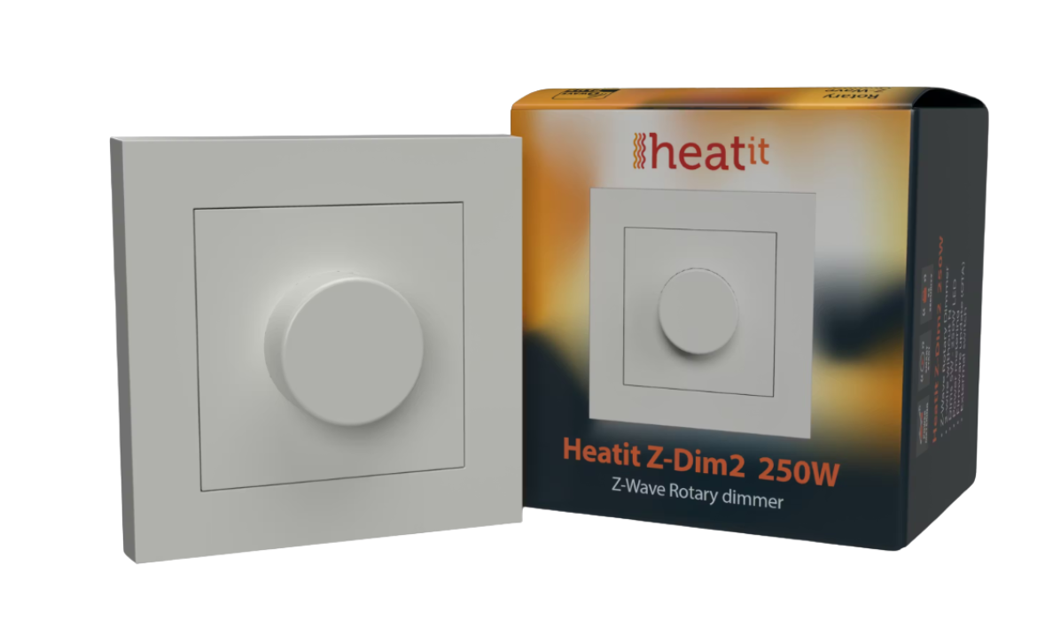 Heatit Z-Dim2 250W  Z-Wave Rotary Dimmer zdjecie_glowne_dimmer_zwave_250w