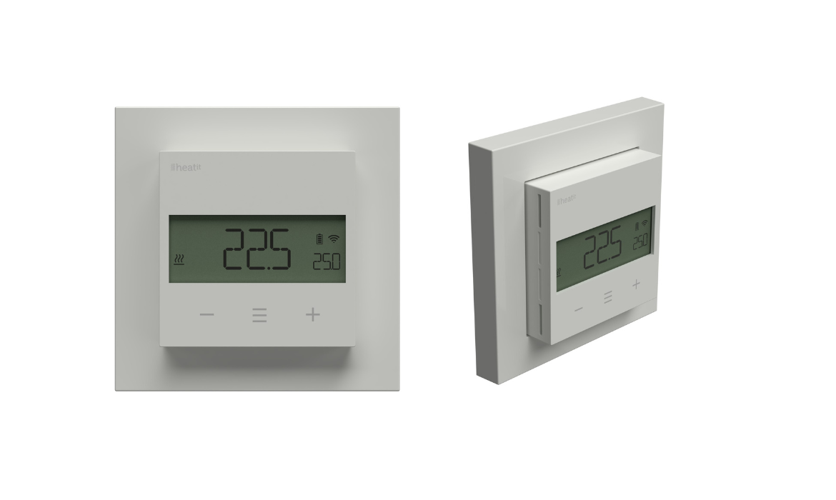   Heatit Z-Temp3 White RAL 9003  Battery operated thermostat Z-Wave Heatit_temp3_termostat_bateryjny