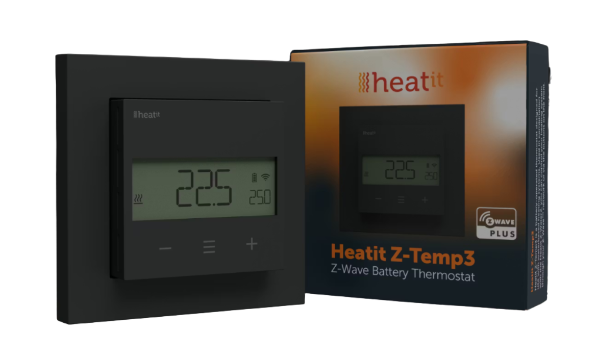 Heatit Z-Temp3 Black Matt  Battery operated thermostat Z-Wave Temostat_zwave_heatit_z-temp3_zdj_glowne