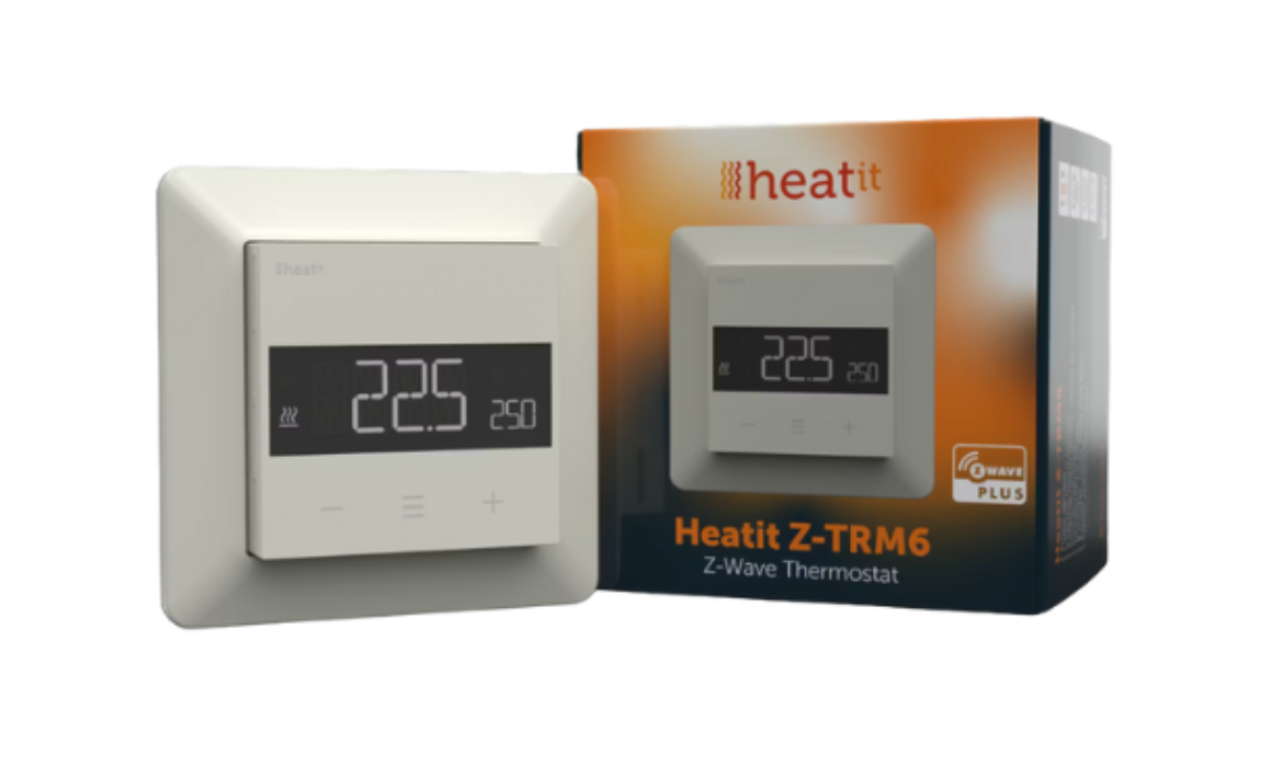 Heatit Z-TRM6 RAL 9010 – termostat Z-Wave 16A do ogrzewania podłogowego heatit_termostat_pudelko_zwave