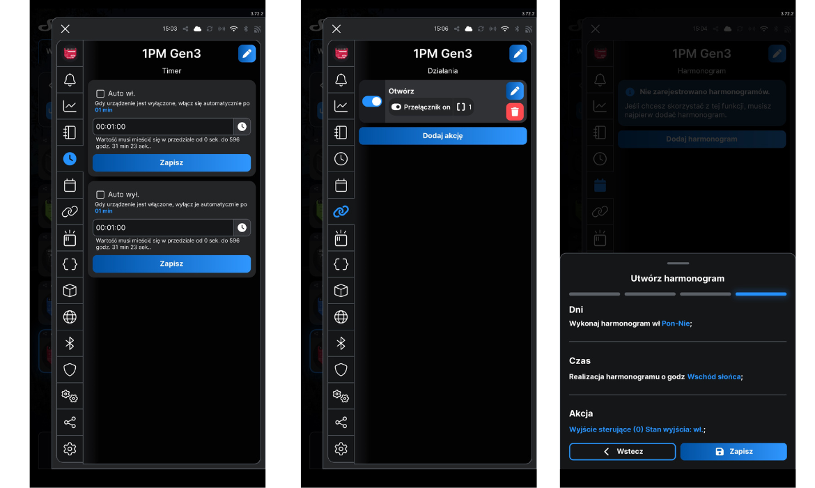 SHELLY 1 GEN4 ONE-CHANNEL, DRY CONTACT SMART SWITCH Wymiary