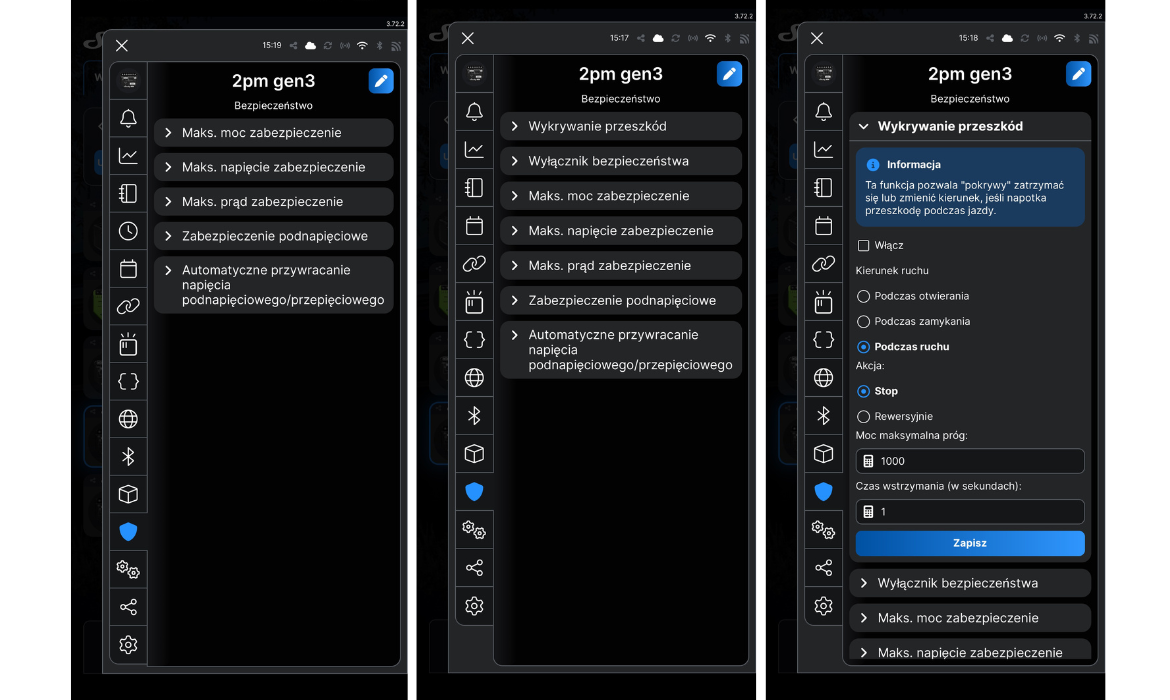 SHELLY 1 GEN4 ONE-CHANNEL, DRY CONTACT SMART SWITCH Wymiary