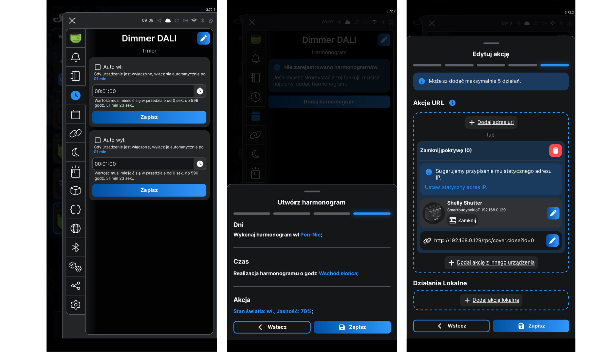 SHELLY 1 GEN4 ONE-CHANNEL, DRY CONTACT SMART SWITCH Wymiary