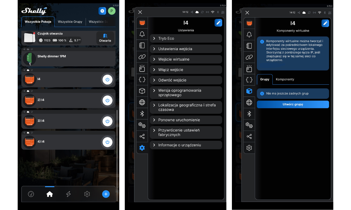 SHELLY 1 GEN4 ONE-CHANNEL, DRY CONTACT SMART SWITCH Wymiary