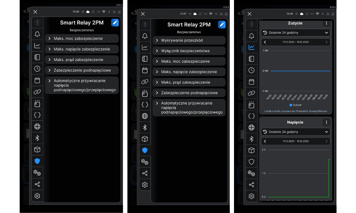 SHELLY 1 GEN4 ONE-CHANNEL, DRY CONTACT SMART SWITCH Wymiary