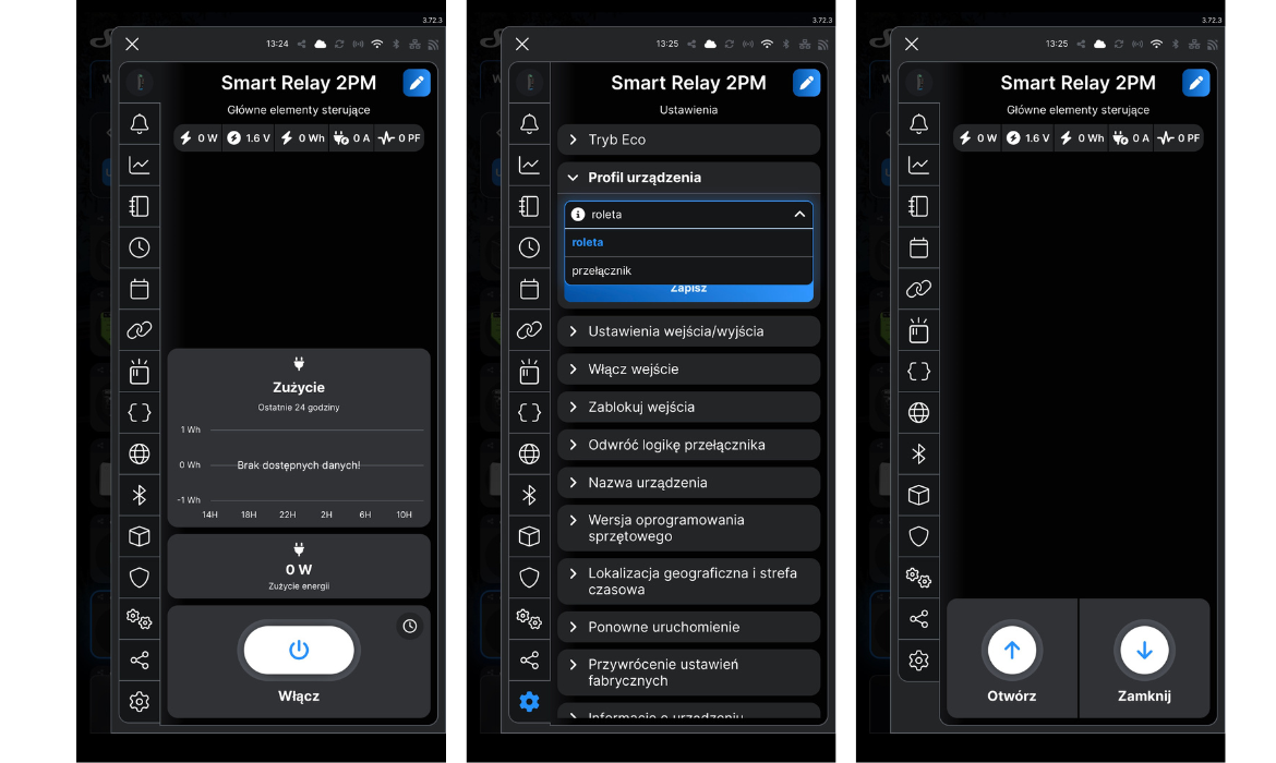 SHELLY 1 GEN4 ONE-CHANNEL, DRY CONTACT SMART SWITCH Wymiary