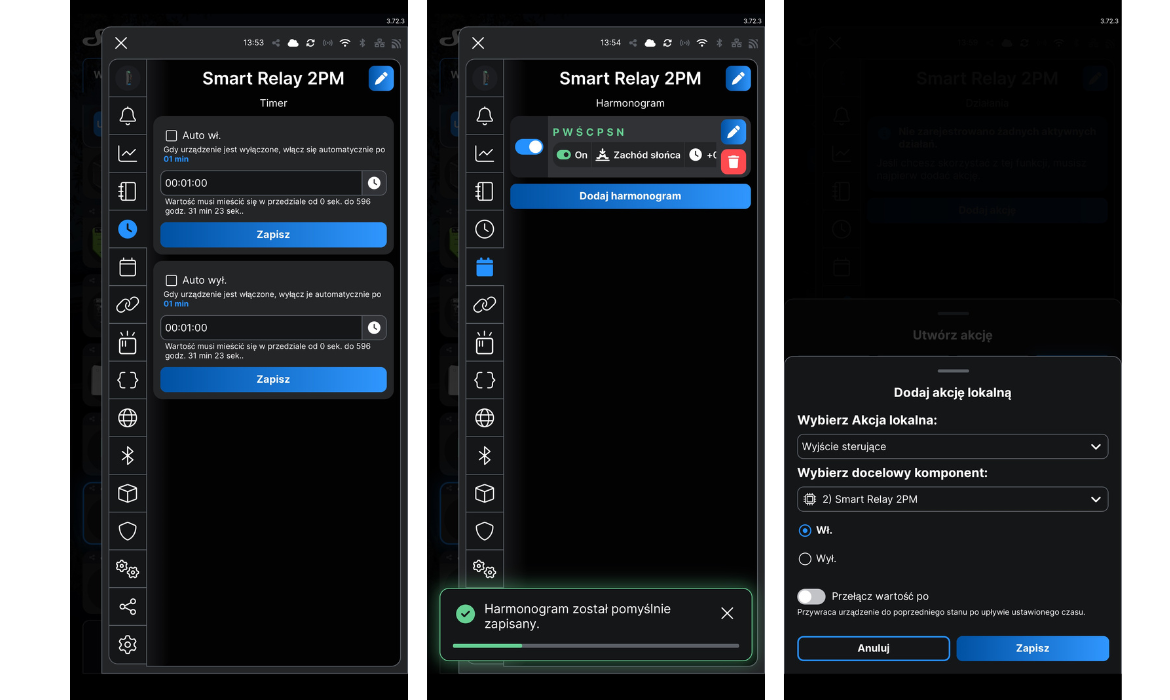 SHELLY 1 GEN4 ONE-CHANNEL, DRY CONTACT SMART SWITCH Wymiary
