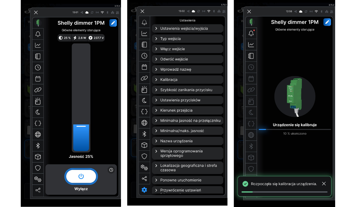 SHELLY 1 GEN4 ONE-CHANNEL, DRY CONTACT SMART SWITCH Wymiary