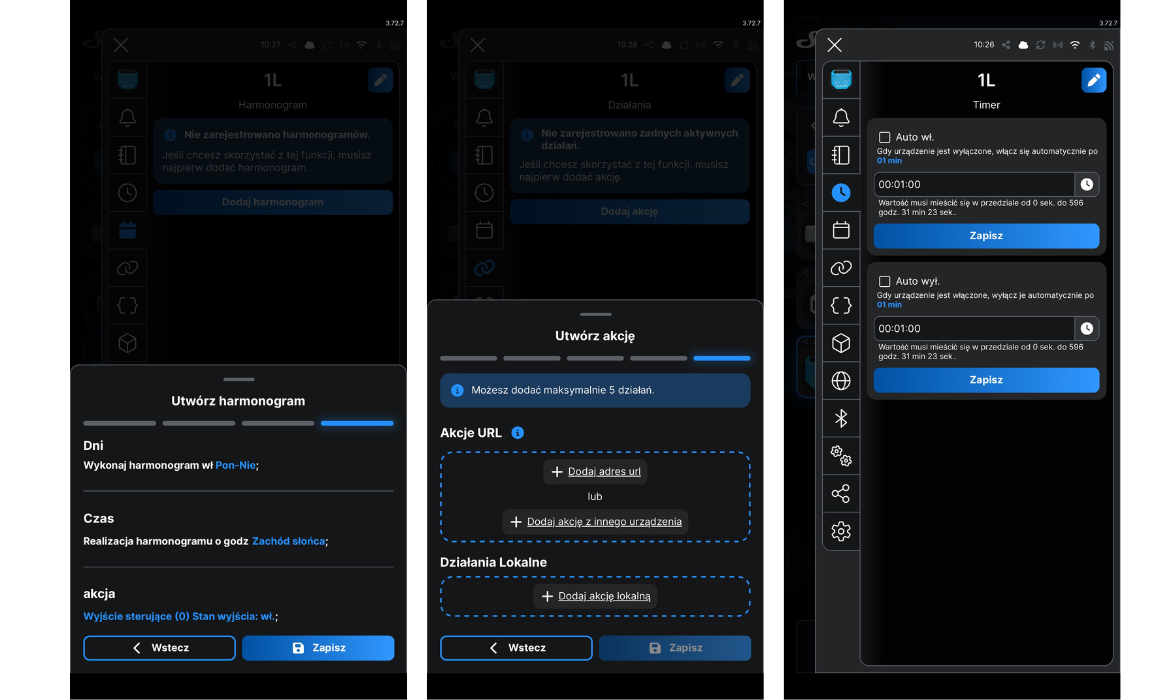 SHELLY 1 GEN4 ONE-CHANNEL, DRY CONTACT SMART SWITCH Wymiary