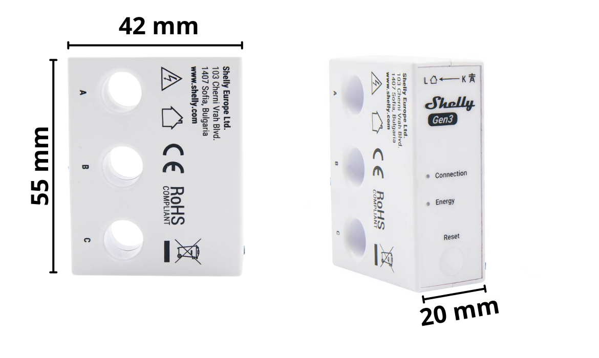 Shelly 3EM-63T Gen3 – pomiar energii trzech faz bez przekładników