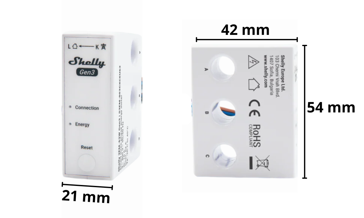 shelly-3em-63w-gen3-widok-front-urzadzenie