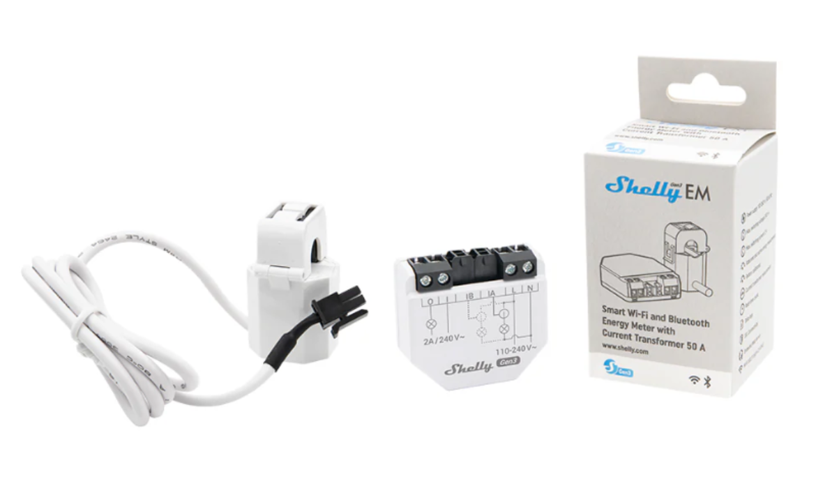 Kompaktowy licznik energii Wi-Fi do puszki elektrycznej