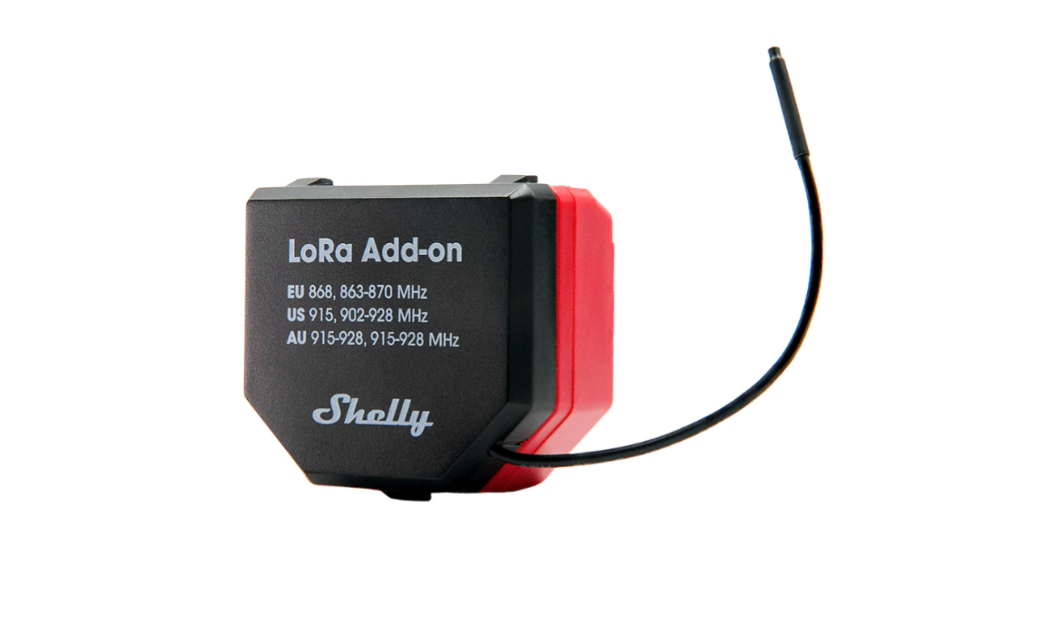 montaż lora add on do sterowanik shelly