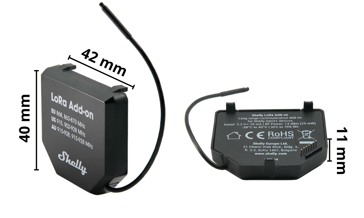 lora add on wzmacniacz sygnału z anteną 