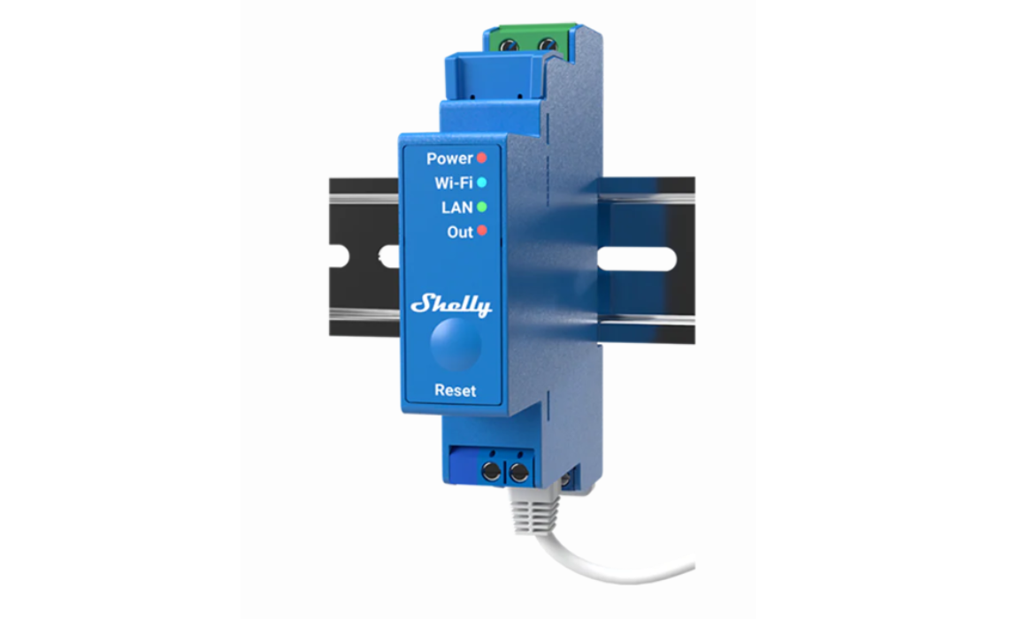 Shelly dry contact bezpotancjałowy na szynę din