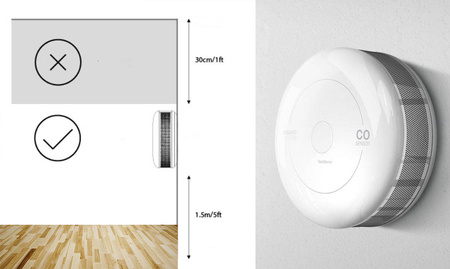 CO Sensor Czujnik Czadu FIBARO FGCD-001 ZW5