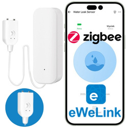 Czujnik zalania ZigBee eWeLink SONE Smart Home wykrywa wyciek wody