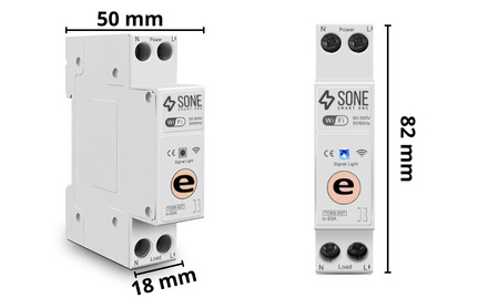 Przekaźnik WiFi 16A na szynę DIN – zdalne sterowanie eWeLink