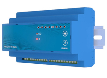 AA Przekaźnik na szynę DIN PS-08 230 NIEBIESKI bezprzewodowy TECH WTP