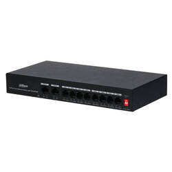 10-Port Fast Ethernet Switch with 8-Port PoE, PFS3010-8ET-65