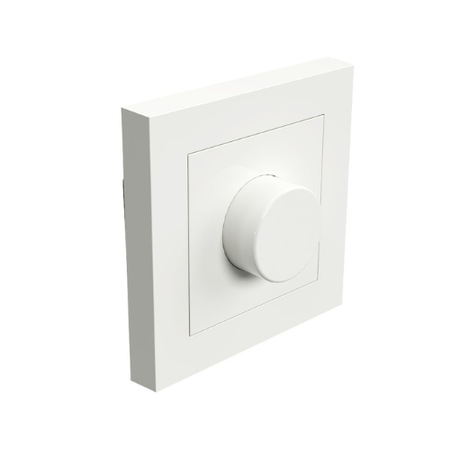 HEATIT Z-DIM2 250W – inteligentny ściemniacz LED Z-Wave, bez N, pokrętło, Smart Home