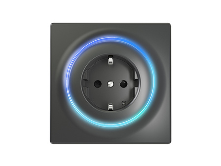 Fibaro Walli Outlet F Antracyt Inteligentne gniazdko z-wave FGWOF-011-8