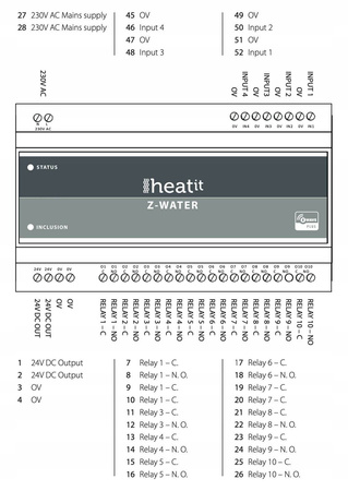 Heatit Z-Water sterownik ogrzewania wodnego Z-wave