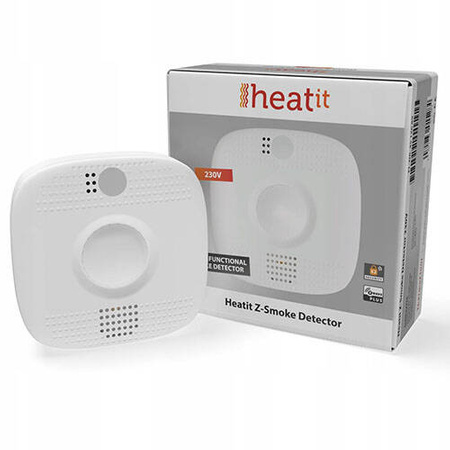 Heatit Z-Smoke czujnik dymu sieciowy Z-wave