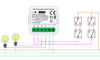 Przekaźnik WIFI światła 2 kanały TUYA DOPUSZKOWY podwójny MINI V3