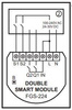 Double Smart Module Fibaro FGS-224 ZW5 bezpotencjałowy przekaźnik