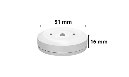 Czujnik zalania ZigBee eWeLink IP66, podwójne sensory, CR2032, wymaga bramki