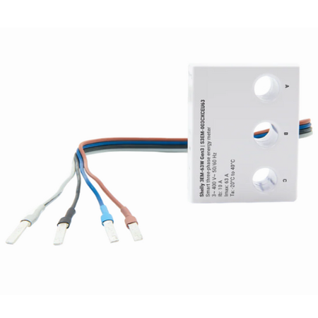 Shelly 3EM-63W Gen3 licznik energii trójfazowy WiFi na szynę DIN