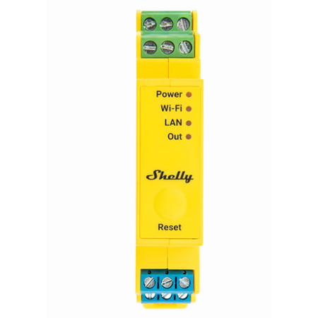 Shelly Pro RGBWW PM – 5-kanałowy sterownik LED DIN z pomiarem mocy