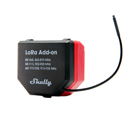 Shelly LoRa Add-on – moduł LoRa do urządzeń Shelly Gen3 i Gen4