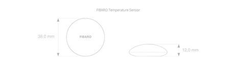 Temperature Sensor FIBARO FGBRS-001 dodatkowy czujnik temperatury