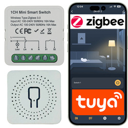 Przekaźnik Zigbee Tuya SONE 1-kanałowy Smart Life moduł dopuszkowy 230V