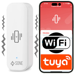 Czujnik wibracji uderzeń przesunięć Tuya Wifi