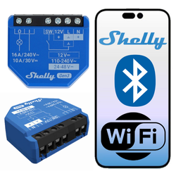 Shelly 1 Gen3 – przekaźnik Wi-Fi 16A z suchym stykiem Bluetooth