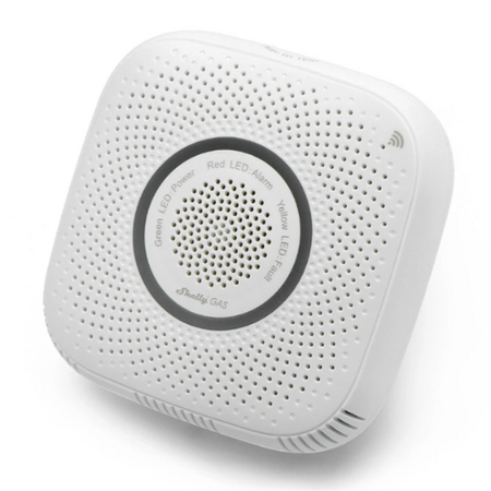 Shelly Gas CNG – czujnik gazu ziemnego WiFi 230V z alarmem