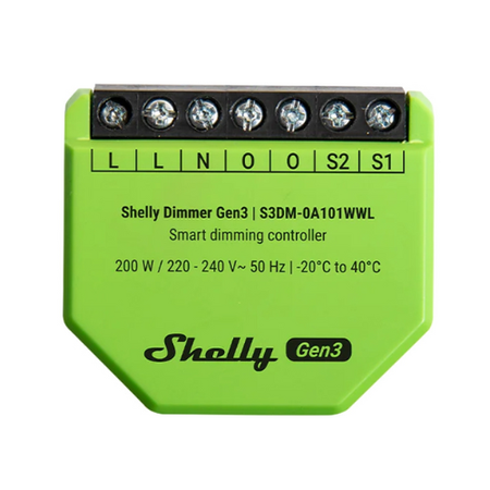 Shelly DALI Dimmer Gen3 Sterownik Oświetlenia DALI WiFi Bluetooth