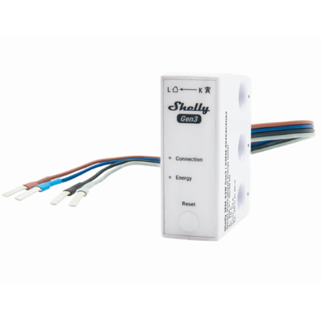 Shelly 3EM-63W Gen3 licznik energii trójfazowy WiFi na szynę DIN