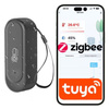 Czujnik temperatury i wilgotności IP65 ZigBee Tuya Czarny z alarmami