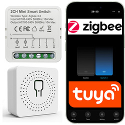 Sterownik ZIGBEE Tuya Smart Life – 2 kanały | 230V 16A | Moduł dopuszkowy