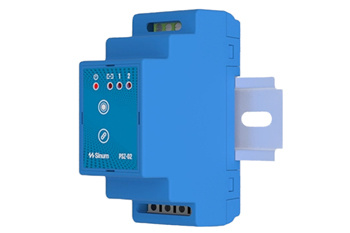 AA Przekaźnik rolet na szynę DIN PSZ-02 NIEBIESKI bezprzewodowy TECH WTP